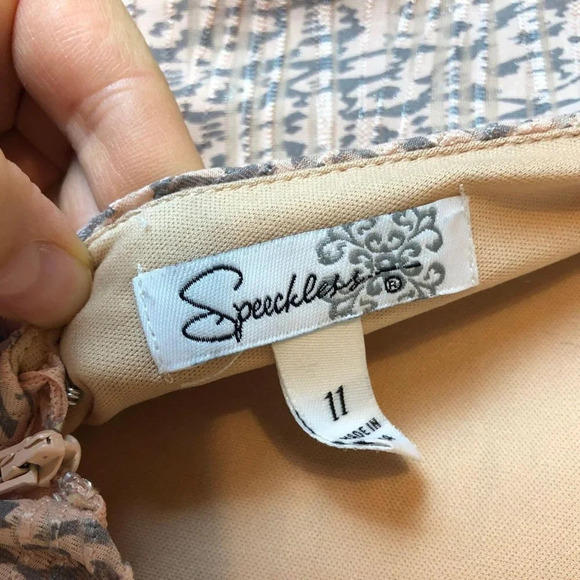 Speechless | Fit & Flare Dress Blush Pink Medium - Picture 2 of 5